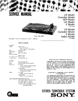 Sony PS-LX100 - Service Manual 